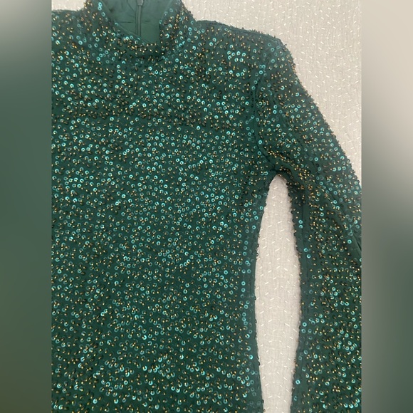 Michael Costello x REVOLVE Mr. Gibson Mini Dress in Hunter Green - Picture 14 of 16